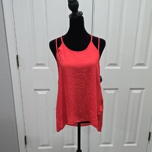 Women's Red Sleeveless Top
